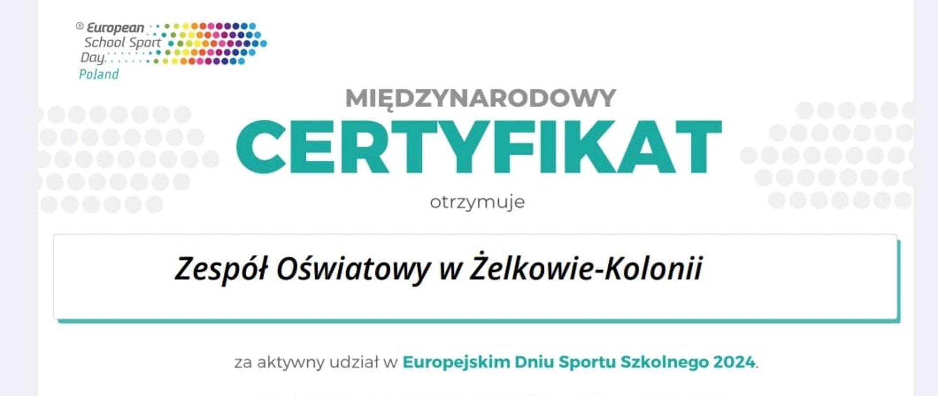 Europejski Dzień Sportu