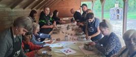 Uczestnicy w trakcie warsztatów