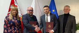 podpisanie umowy na zagospodarowanie odpadów komunalnych z terenu Miasta i Gminy Mordy w 2025 roku.