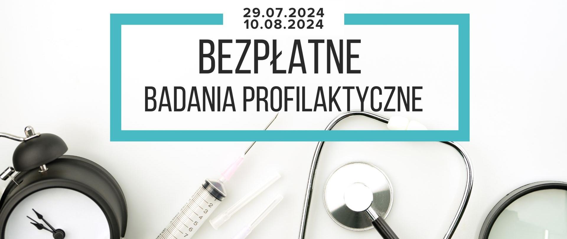 Bezpłatne badania profilaktyczne