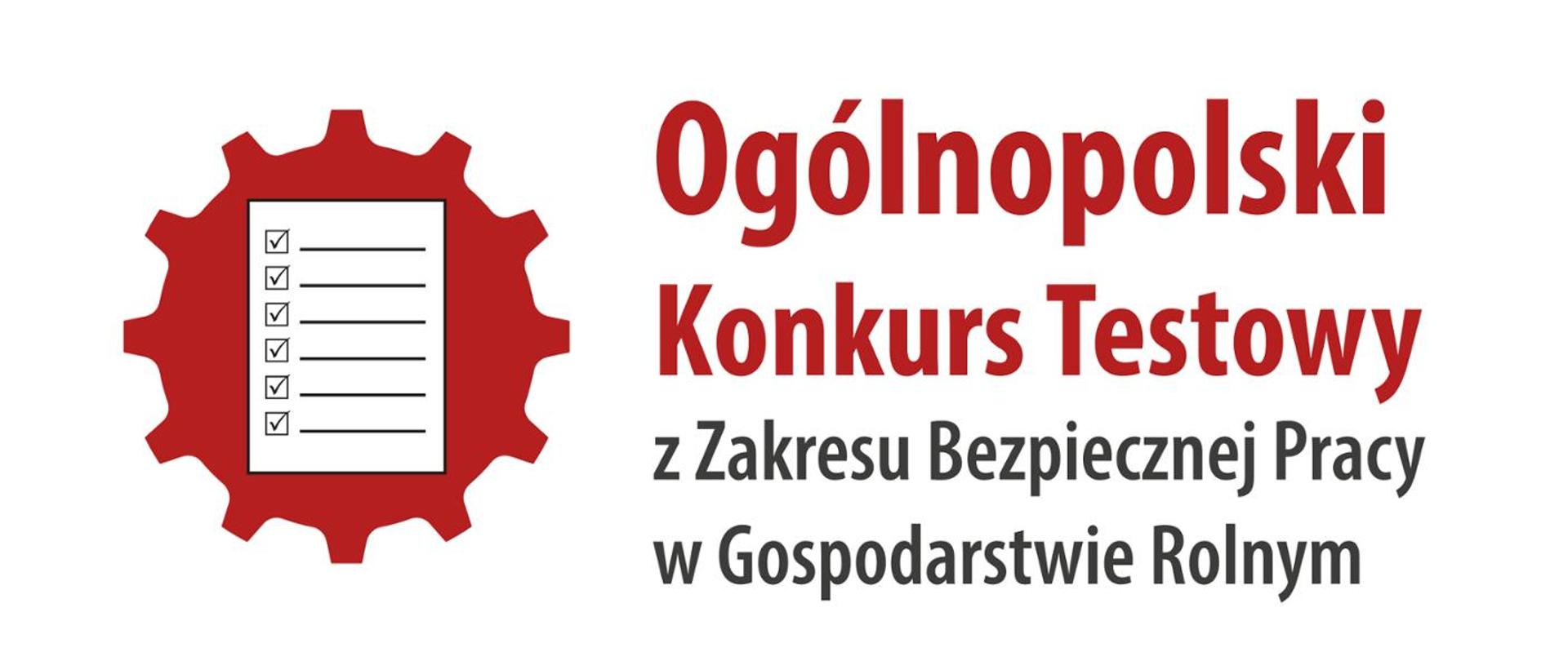 VII Ogólnopolski Konkurs Testowy z Zakresu Bezpiecznej Pracy w Gospodarstwie Rolnym „Rola rolnika, by upadku unikał”