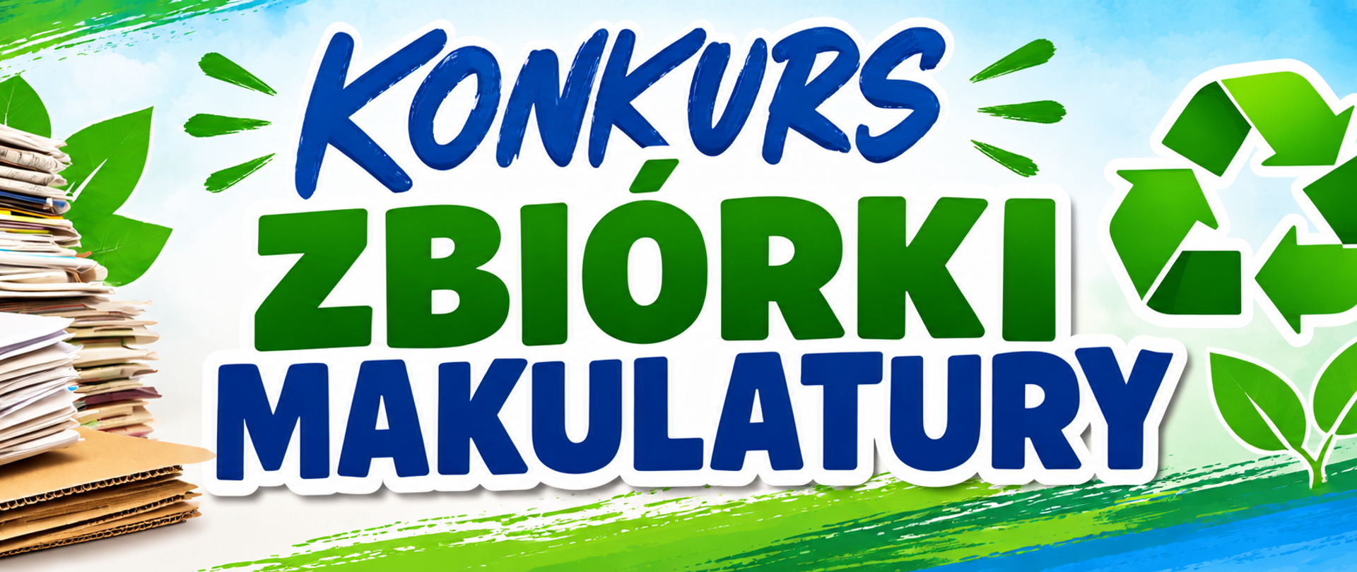 Baner_zbiórka_makulatury_konkurs