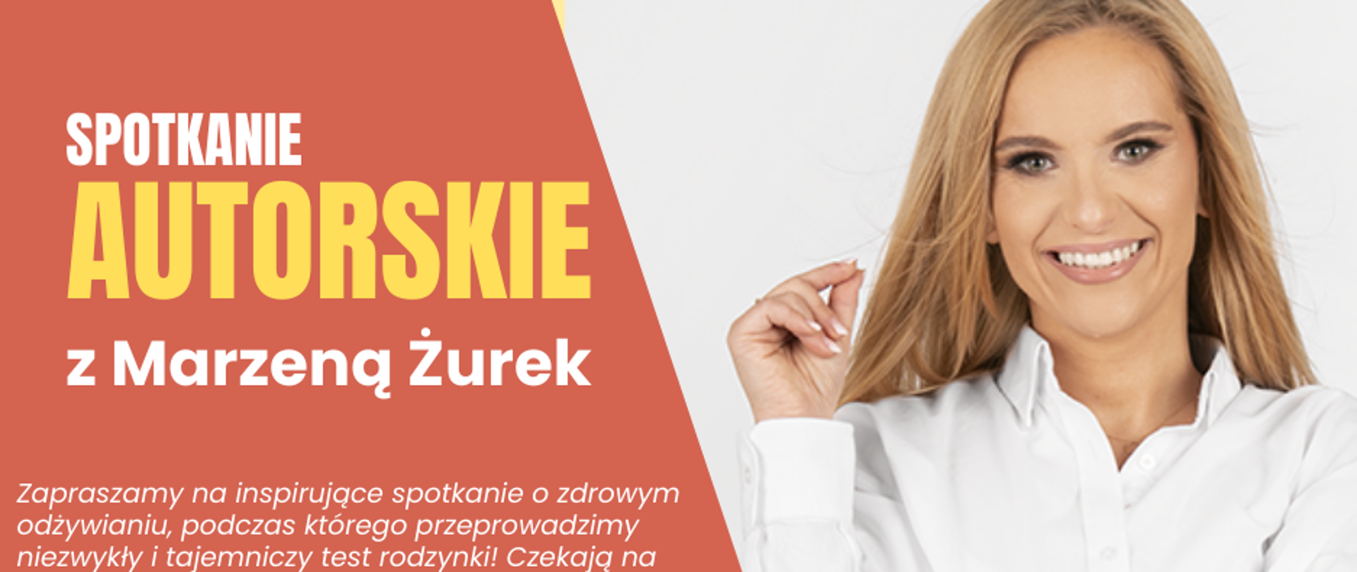 Zaproszenie na spotkanie autorskie
