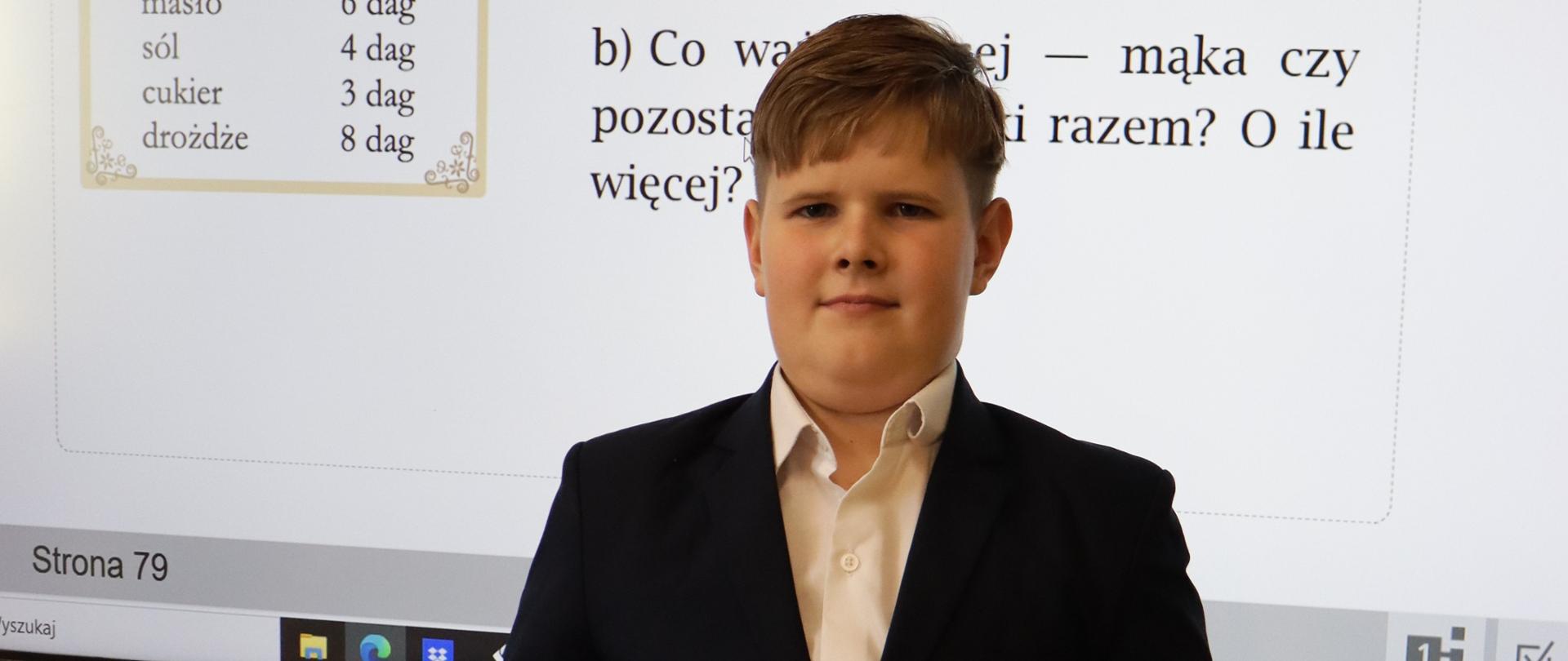 uczeń klasy 4