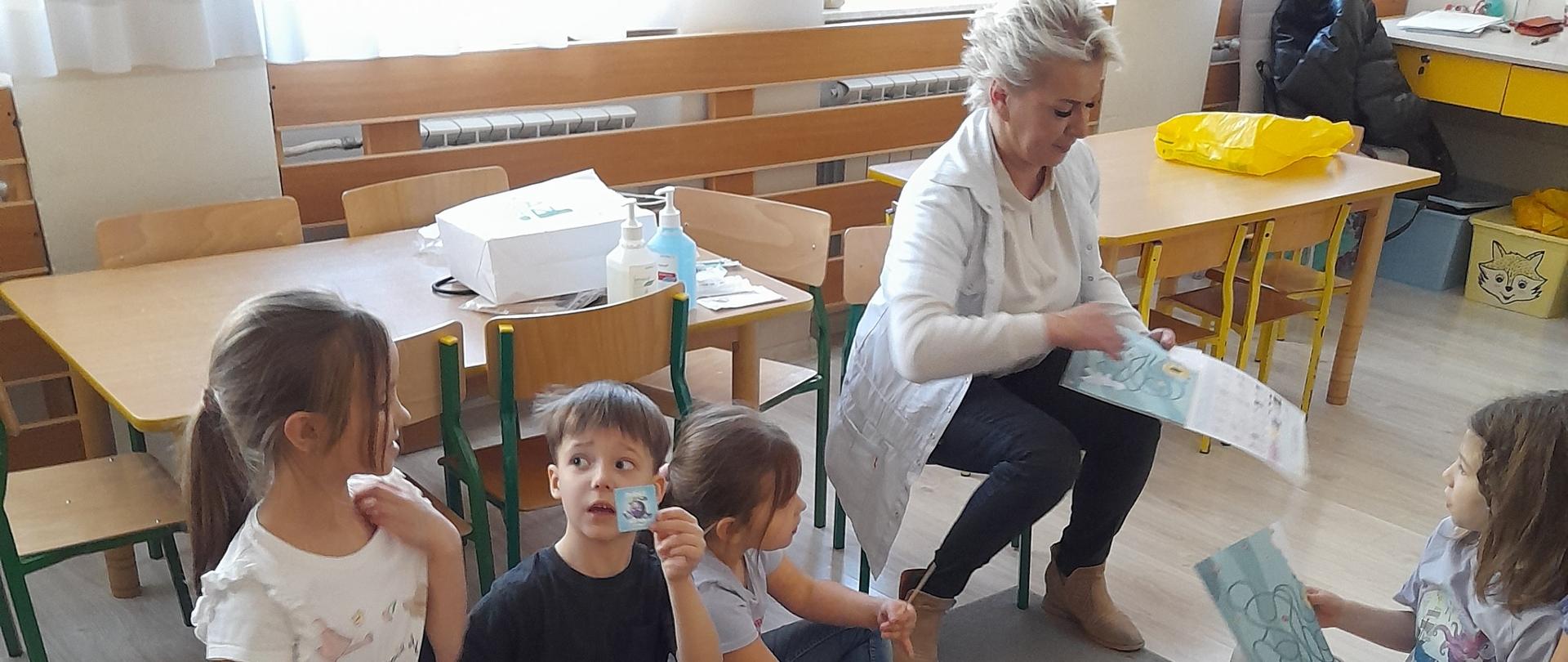 1 kobieta i 4 dzieci