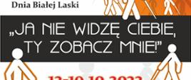 Kampania społeczna „Ja nie widzę Ciebie, Ty zobacz mnie!”
organizowana z okazji Międzynarodowego Dnia Białej Laski