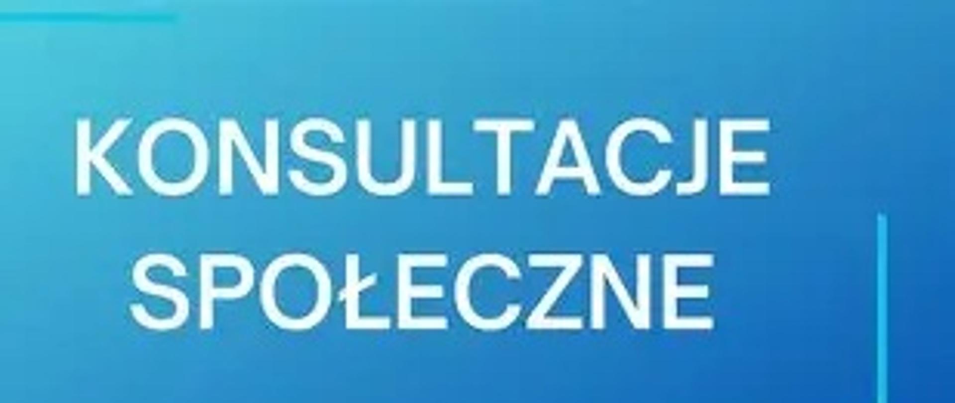 Konsultacje społeczne