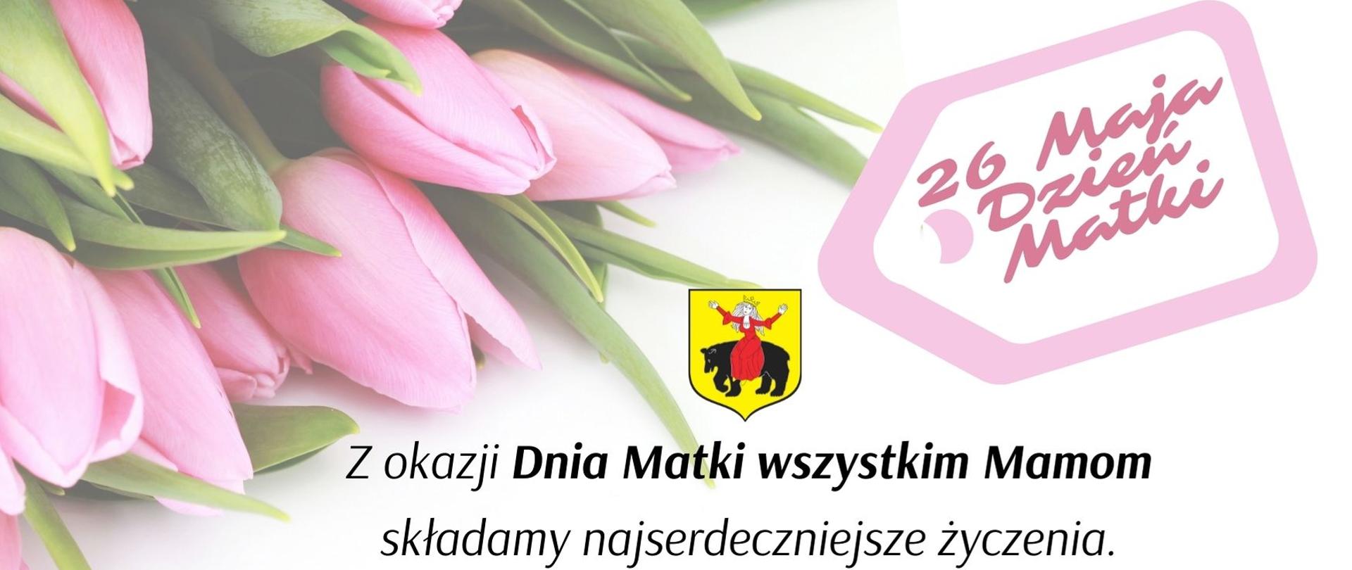 Z okazji Dnia Matki wszystkim Mamom składamy najserdeczniejsze życzenia . wielu powodów do radości, dni pełnych uśmiechu, zdrowia, a także poczucia dumy płynącej z trudu wychowania.