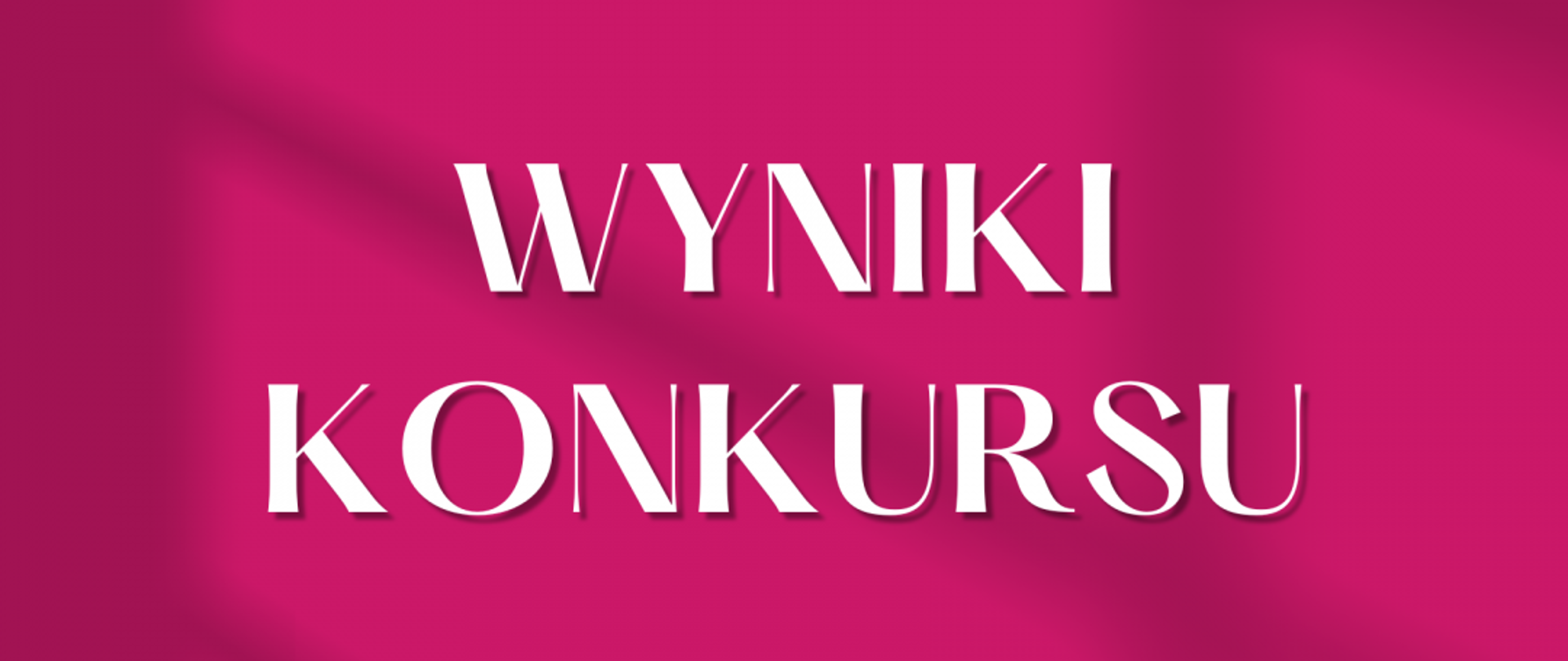 Wyniki konkursu