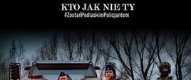 Plakat z informacją o naborze do Policji