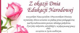 Życzenia z okazji Dnia Nauczyciela