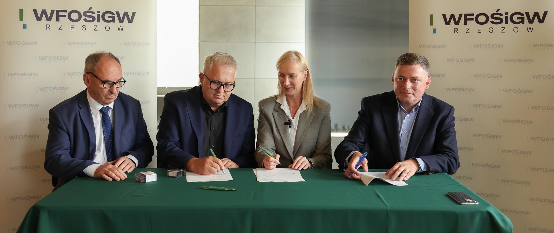 WFOŚiGW RZESZÓW-Zagórz-podpisanie-umowy