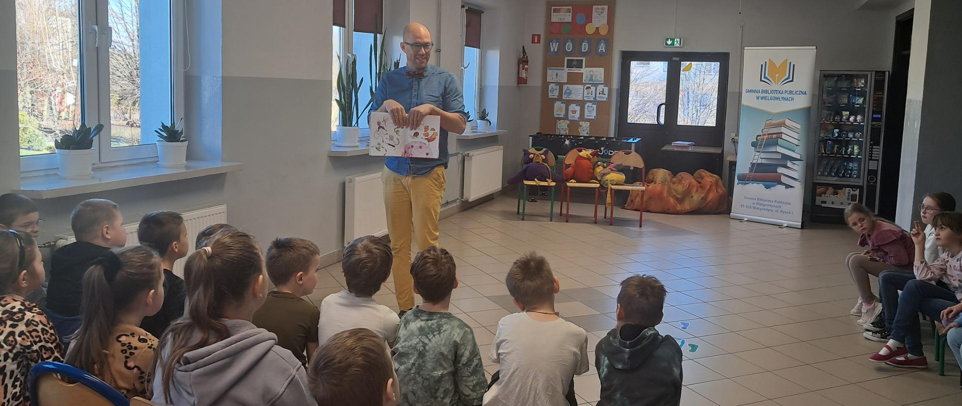 Spotkanie autorskie dla dzieci z Panem Poetą