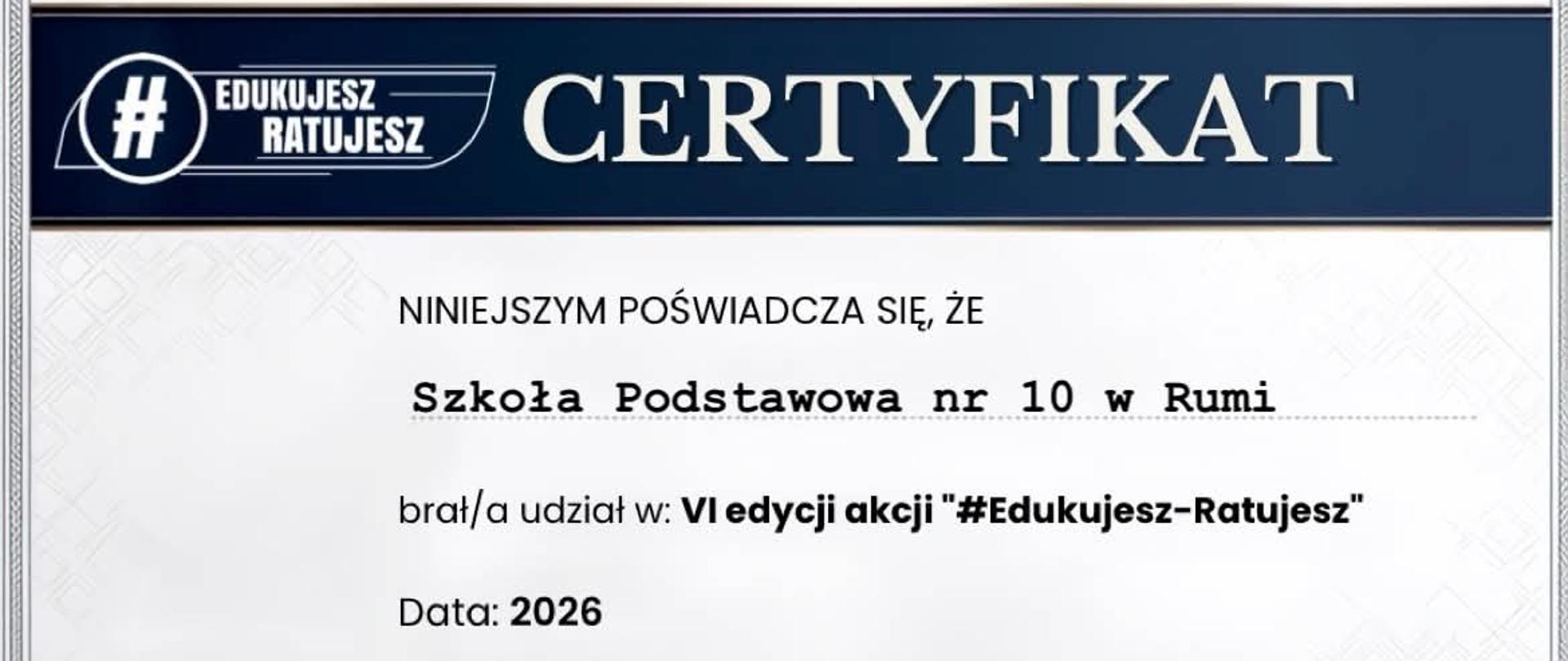 Białe tło, dookoła szara ramka. Na dole w lewym rogu kolce. Na górze granatowy pasek z białymi napisami. Pod spodem czarno-biały tekst.