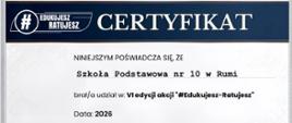 Białe tło, dookoła szara ramka. Na dole w lewym rogu kolce. Na górze granatowy pasek z białymi napisami. Pod spodem czarno-biały tekst.