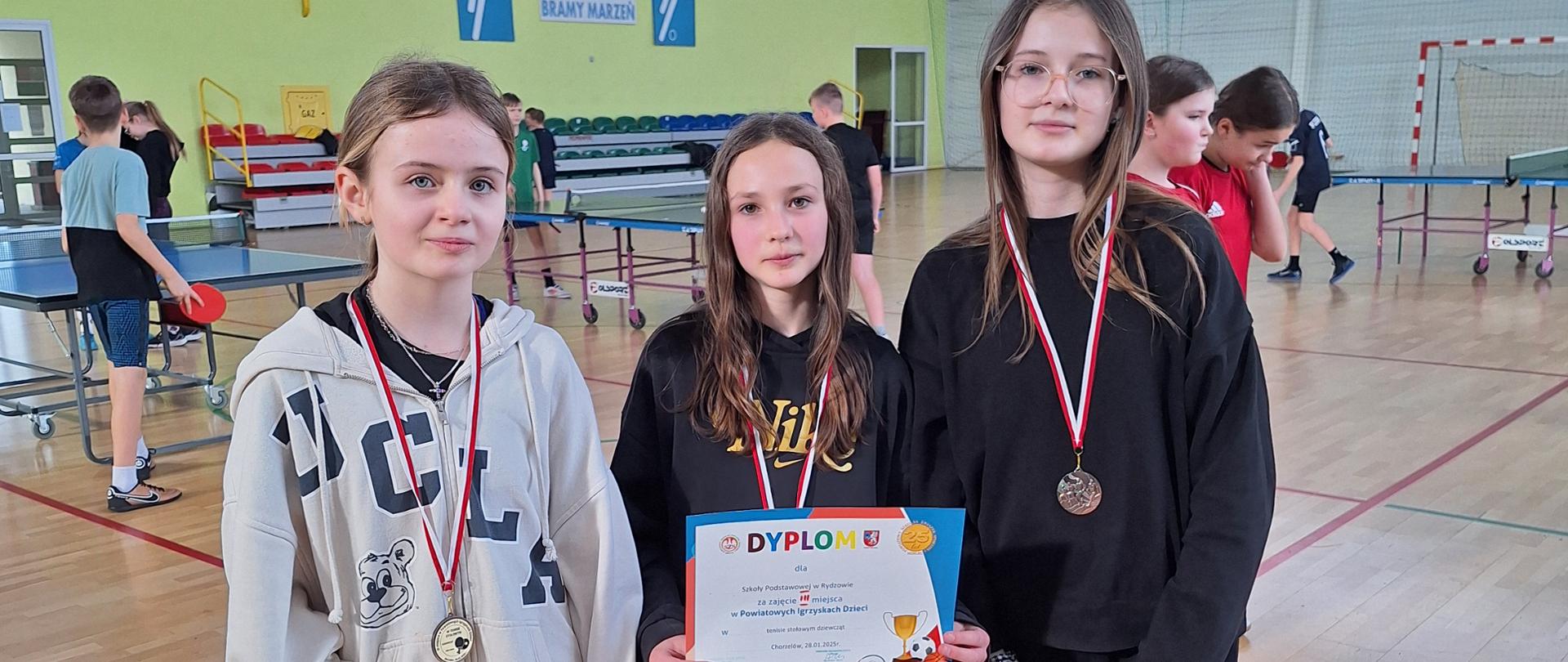 POWIATOWE IGRZYSKA DZIECI W TENISIE STOŁOWYM