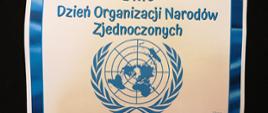 plakat z logo ONZ