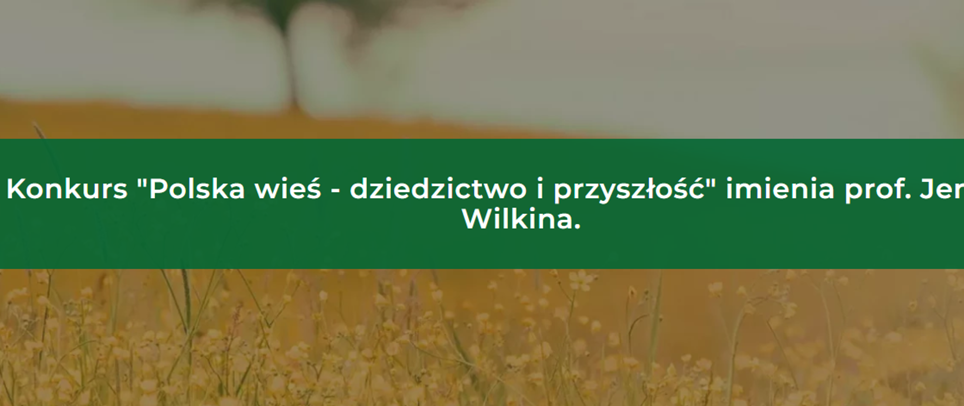 konkurs Polska wieś