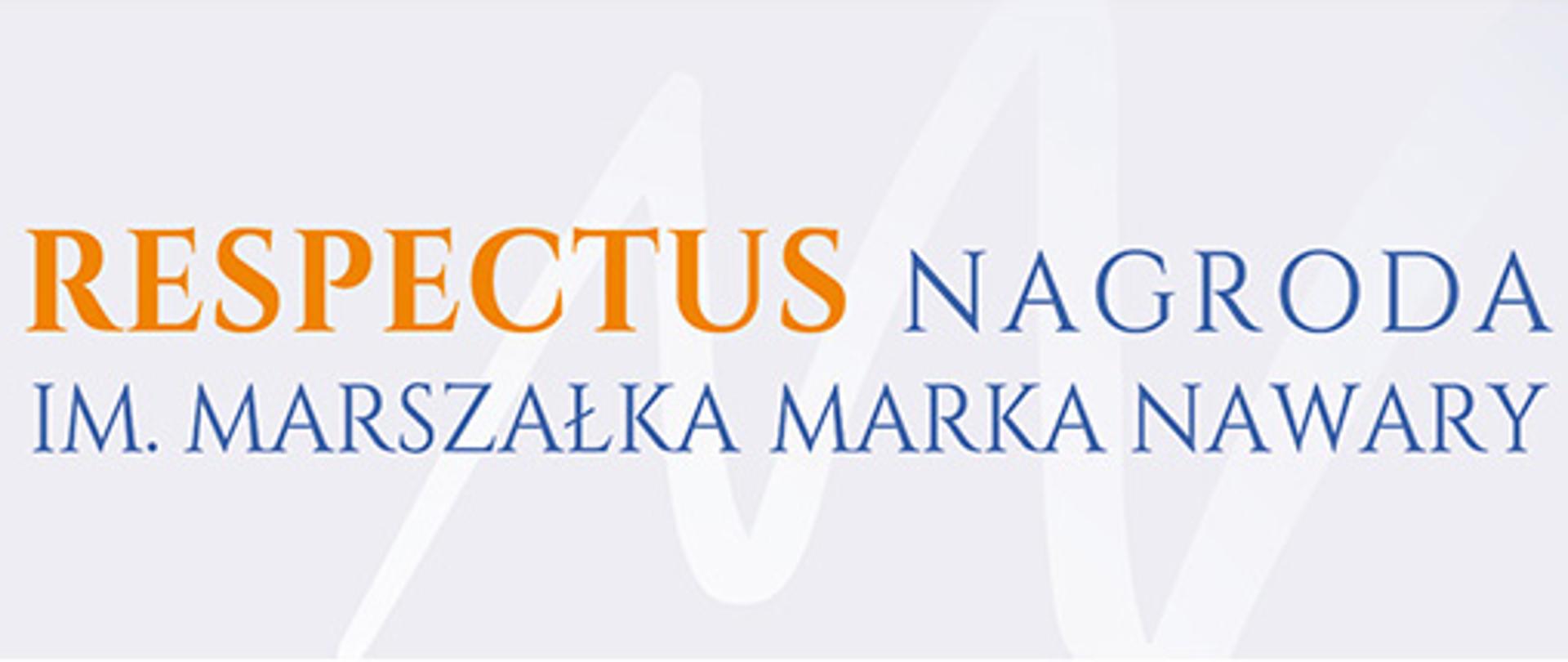 RESPECTUS Nagroda im. Marszałka Marka Nawary