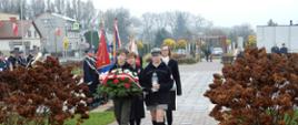  Uroczystości z okazji 105 . rocznicy odzyskania przez Polskę Niepodległości- Mordy 11.11.2023 r.