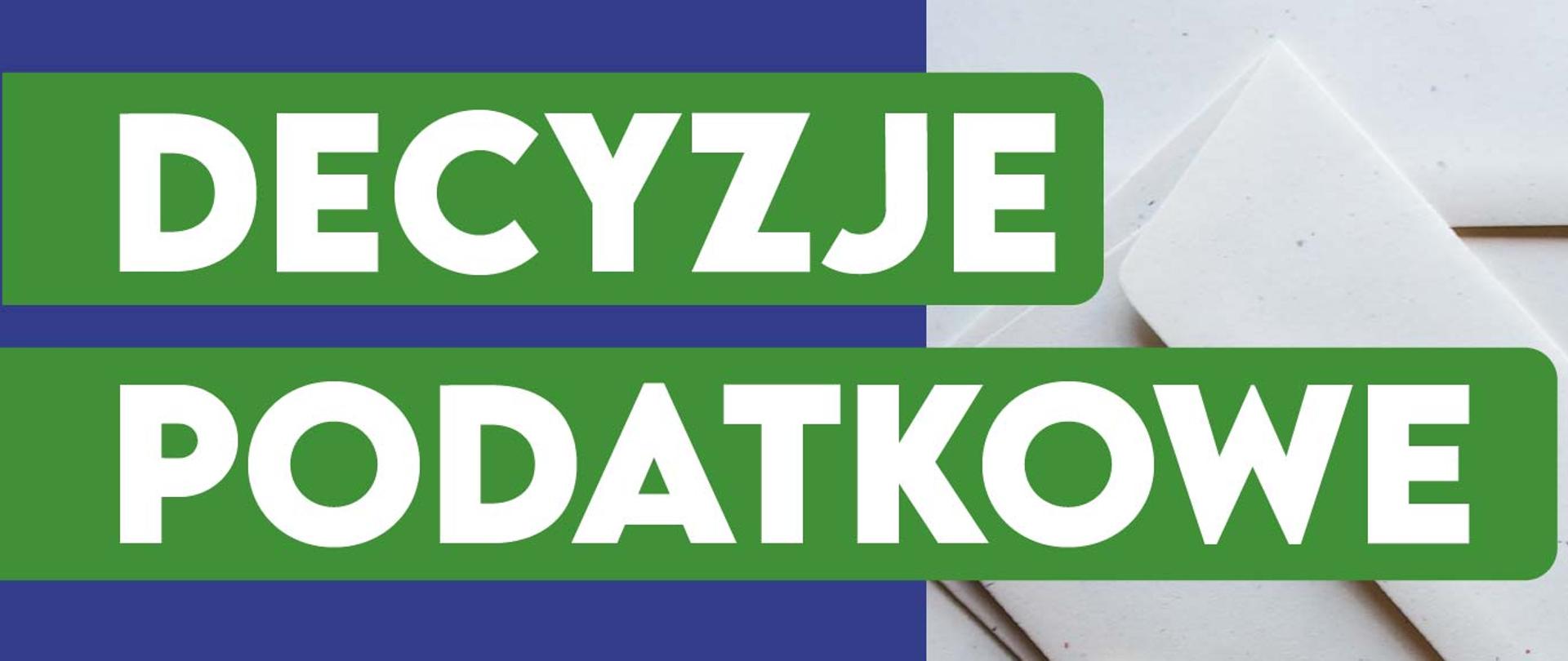 Decyzje podatkowe