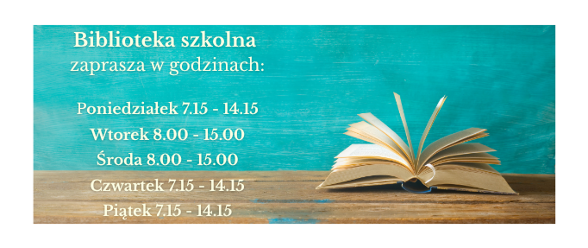godziny pracy biblioteki