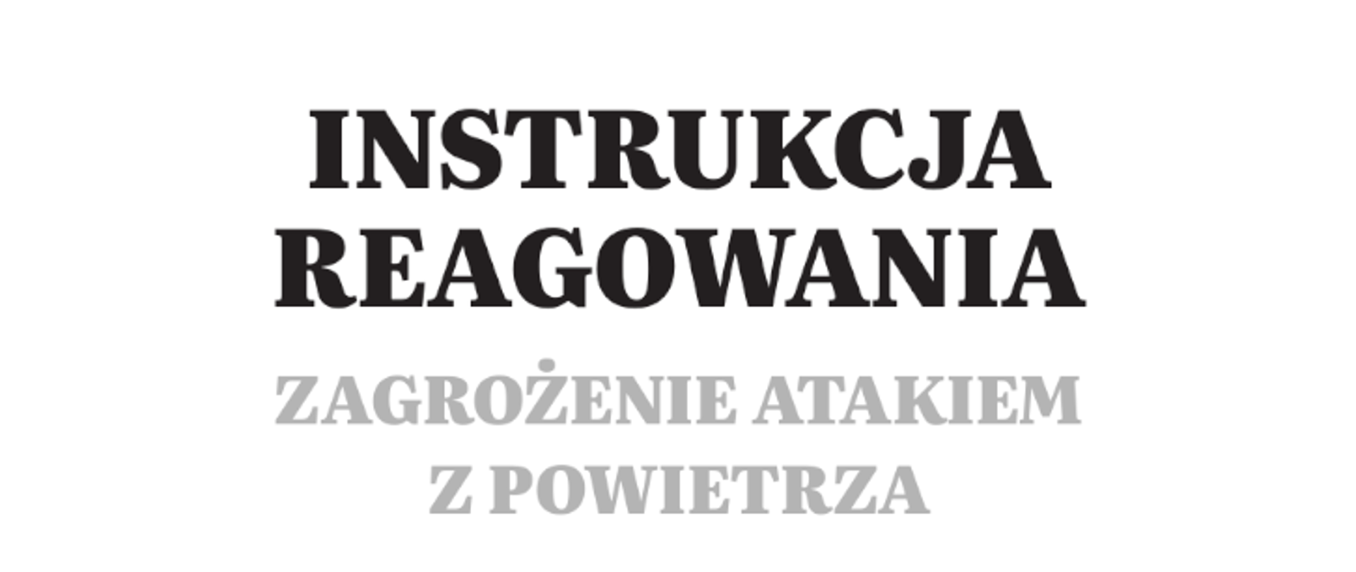 Instrukcja dla obywateli dot. reagowania na sygnały alarmowe i alerty RCB