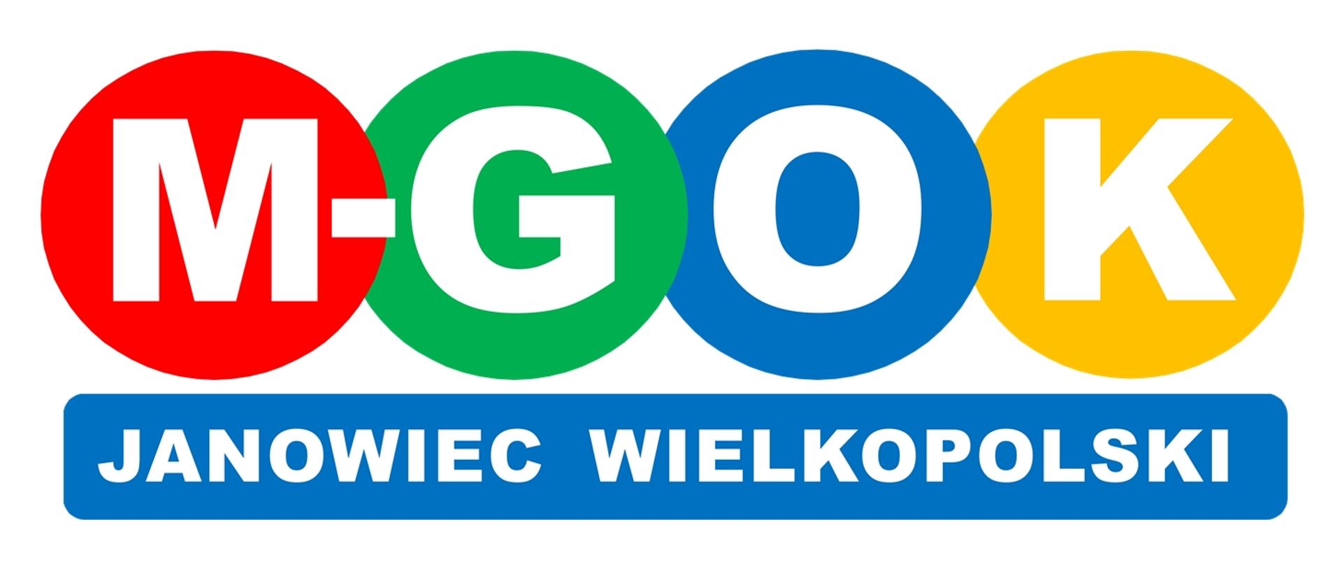 logotyp z napisem M-GOK JANOWIEC WIELKOPOLSKI