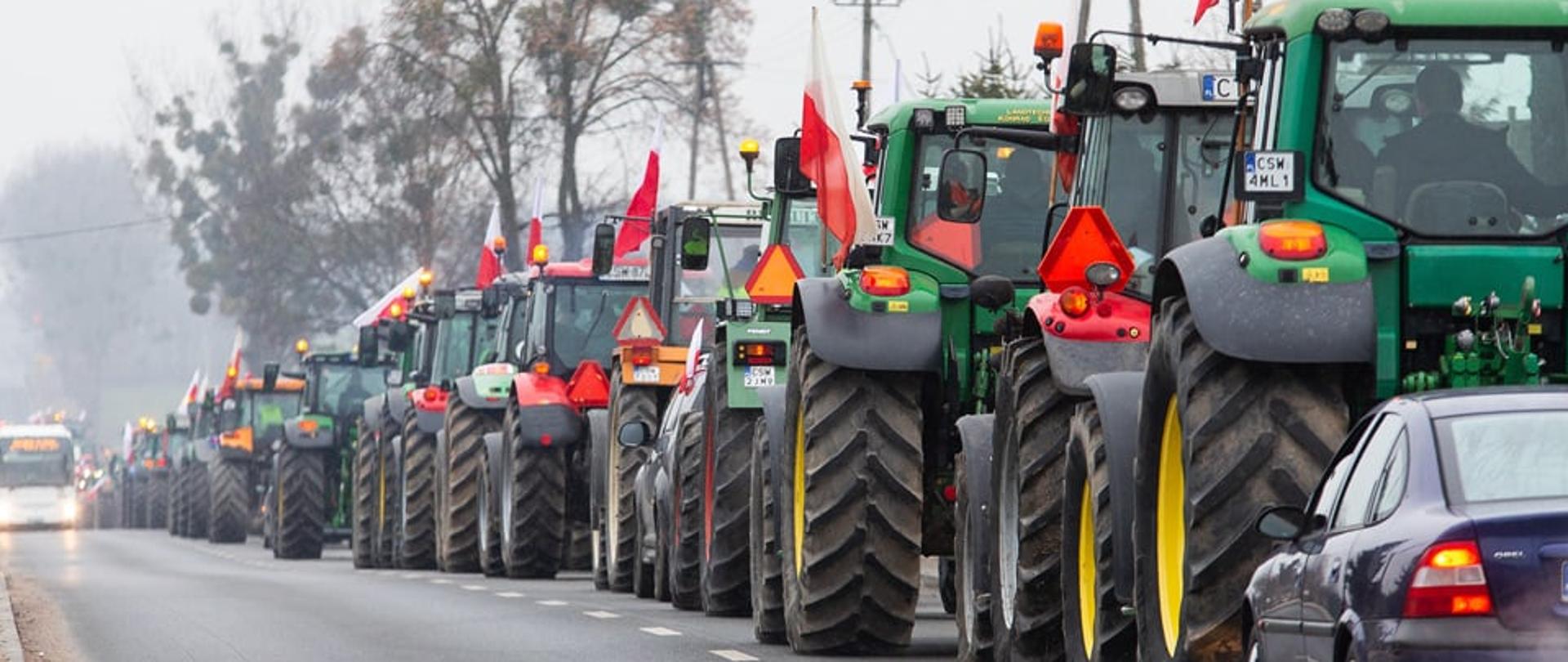 protest rolników