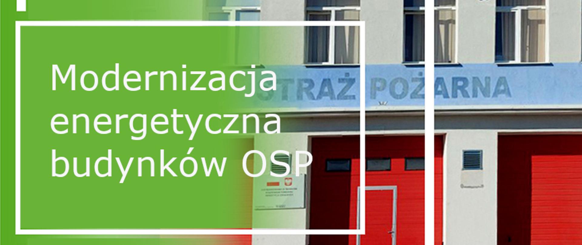 modernizacja energetyczna budynków OSP