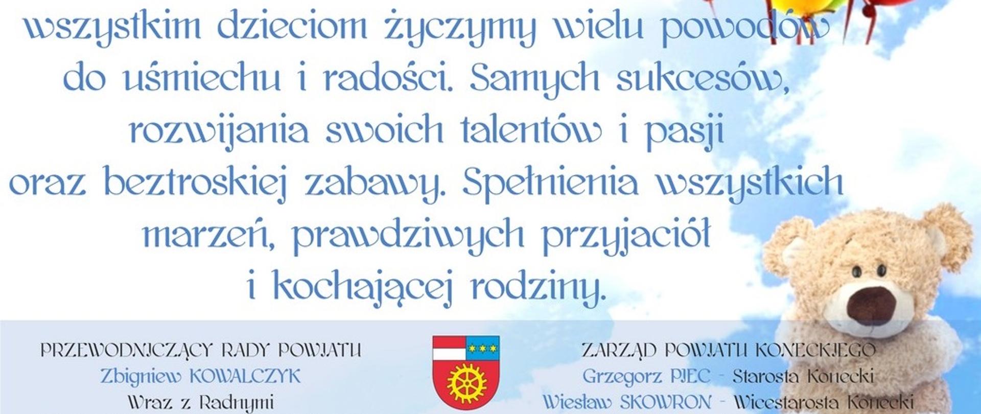 Życzenia z okazji Dnia Dziecka