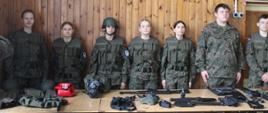 Uczniowie z Oddziału Przygotowania Wojskowego