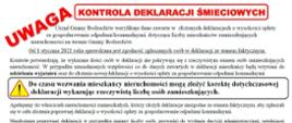 Kontrola deklaracji śmieciowych