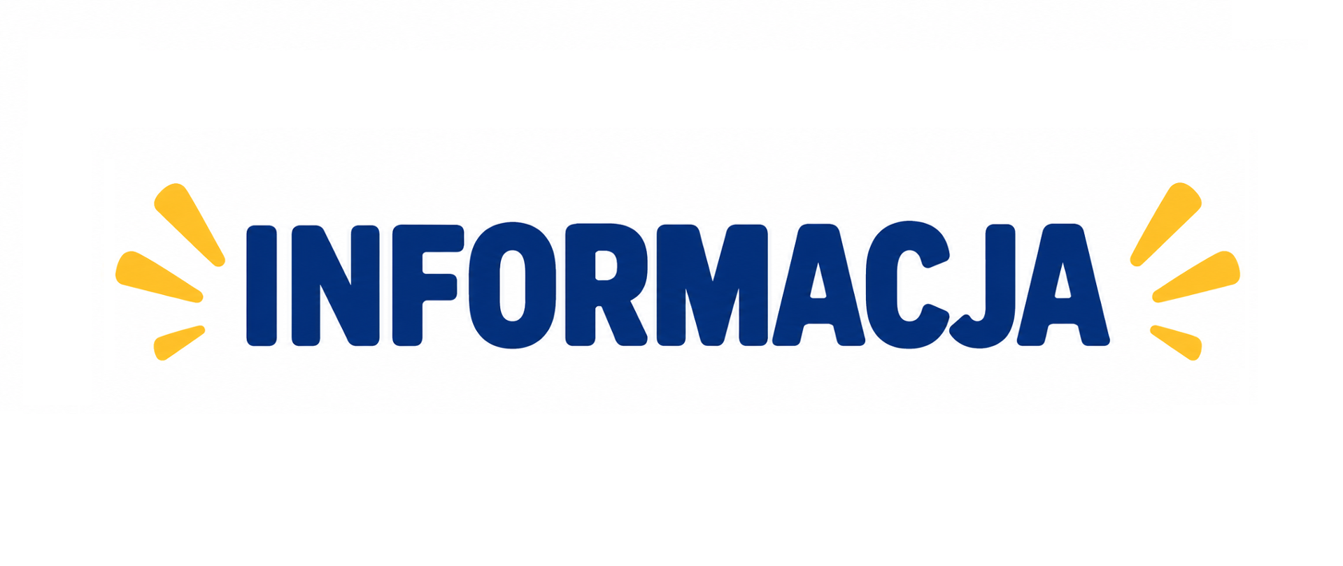 Napis "informacja"