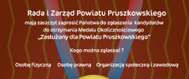 Zasłużony dla powiatu pruszkowskiego - plakat 