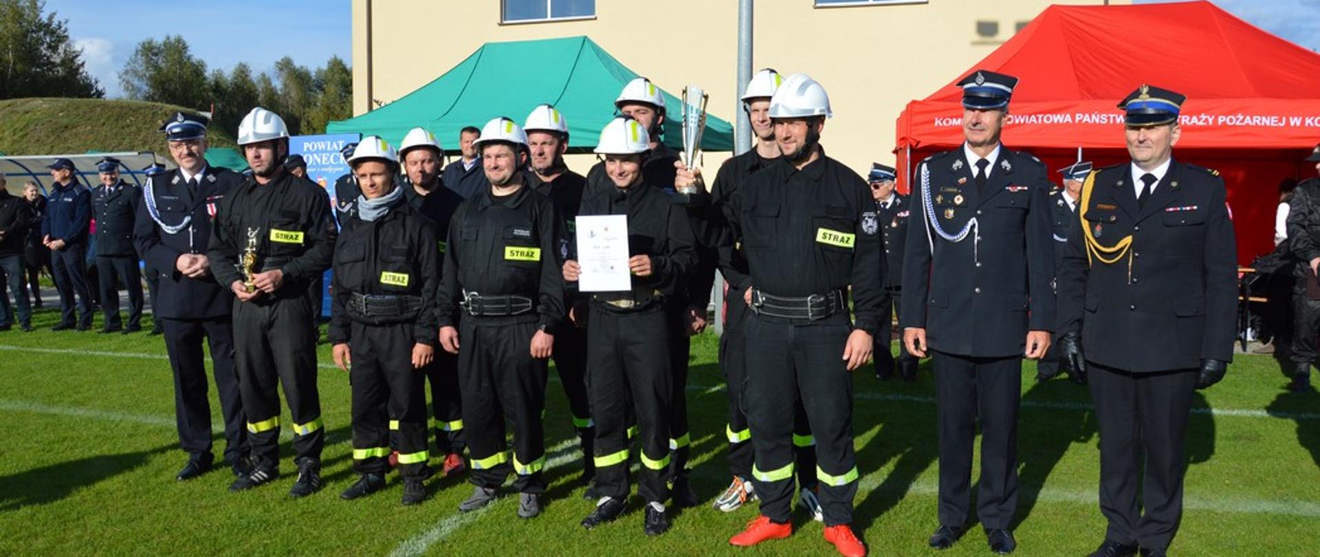 Powiatowe zawody strażaków w Miedzierzy