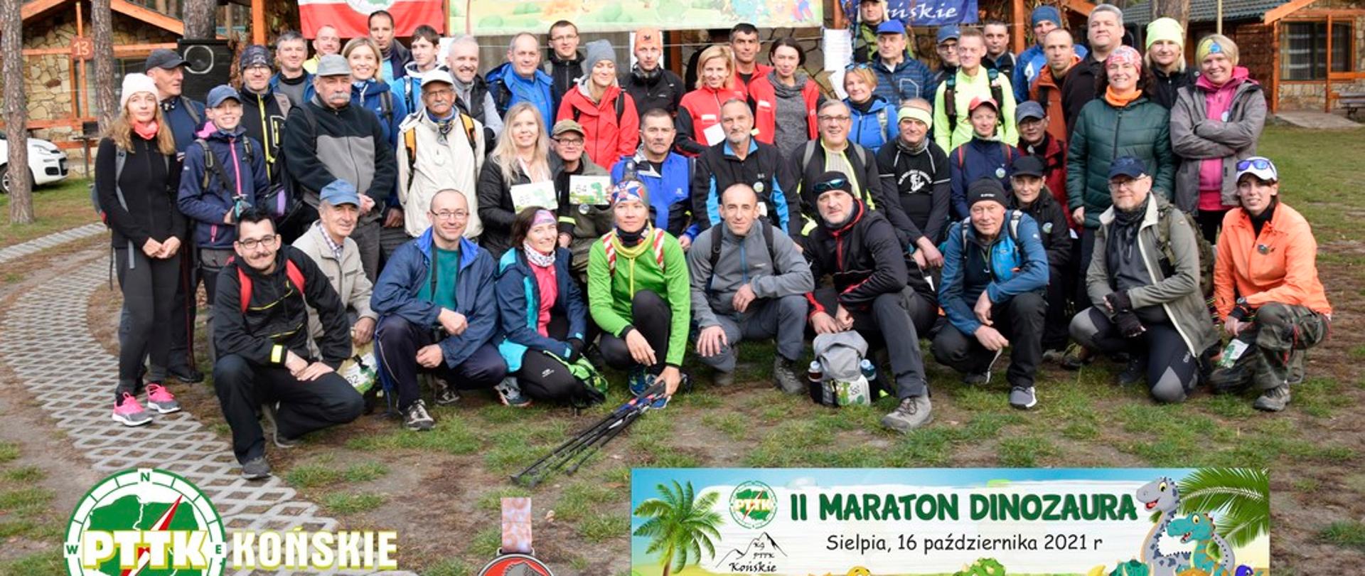 II Maraton Dinozaura zorganizowany przez PTTK w Końskich