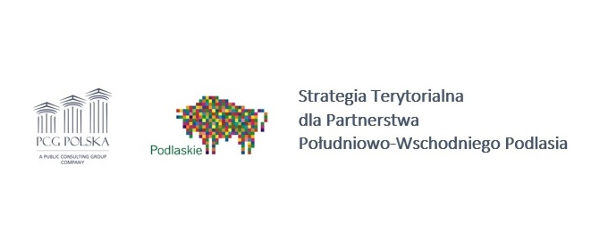 Logo Strategia Terytorialna dla Partnerstwa Południowo-Wschodniego Podlasia