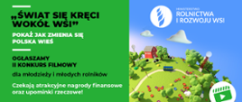 Plakat Konkursu "Świat się kręci wokół wsi MRiRW