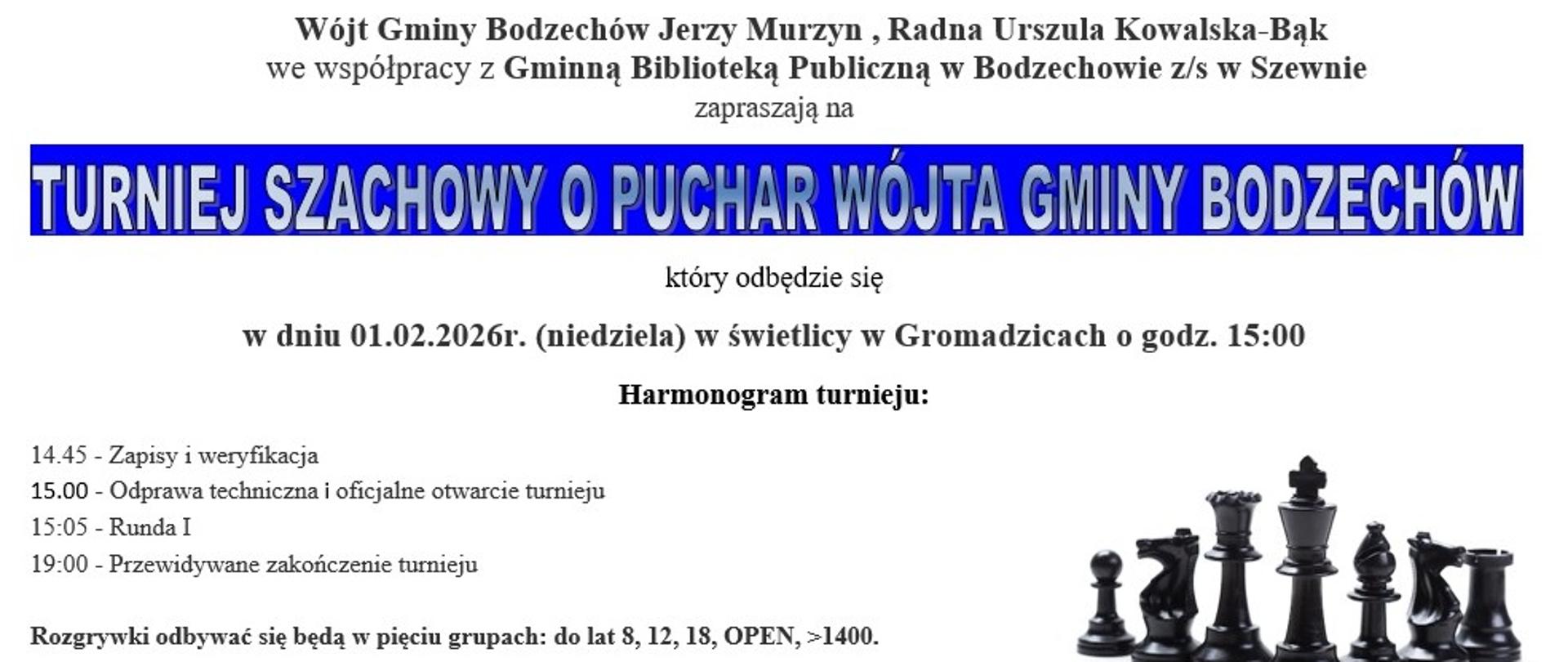 Turniej Szachowy o Puchar Wójta