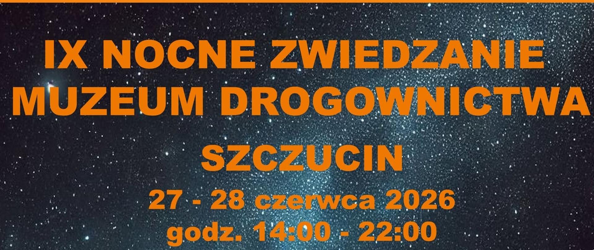 Plakat informujący o wydarzeniu