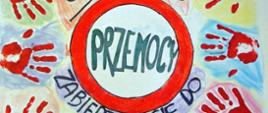 Stop przemocy - plakat konkursowy