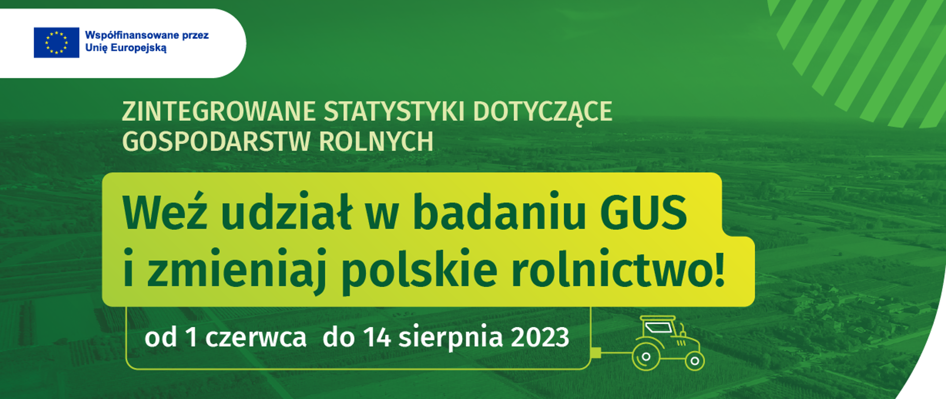 grafika przedstawia na zielonym tle informacje dotyczące badania ankietowego