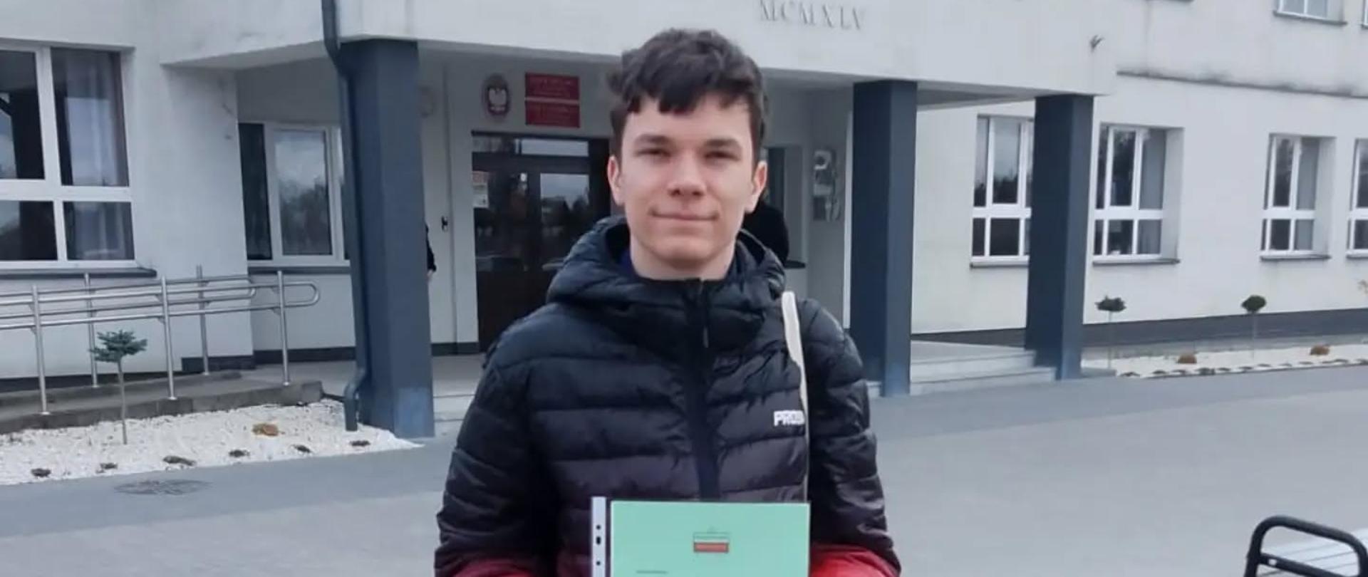 Kordian Żarski z I Liceum Ogólnokształcącego finalistą Olimpiady Wiedzy Historycznej