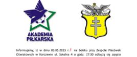 akademia piłkarska: „kolorowe logotypy na białym tle Informujemy, iż w dniu 03.05.2023 r. na boisku przy Zespole Placówek Oświatowych w Korczewie ul. Szkolna 4 o godz. 17:30 odbędą się zajęcia