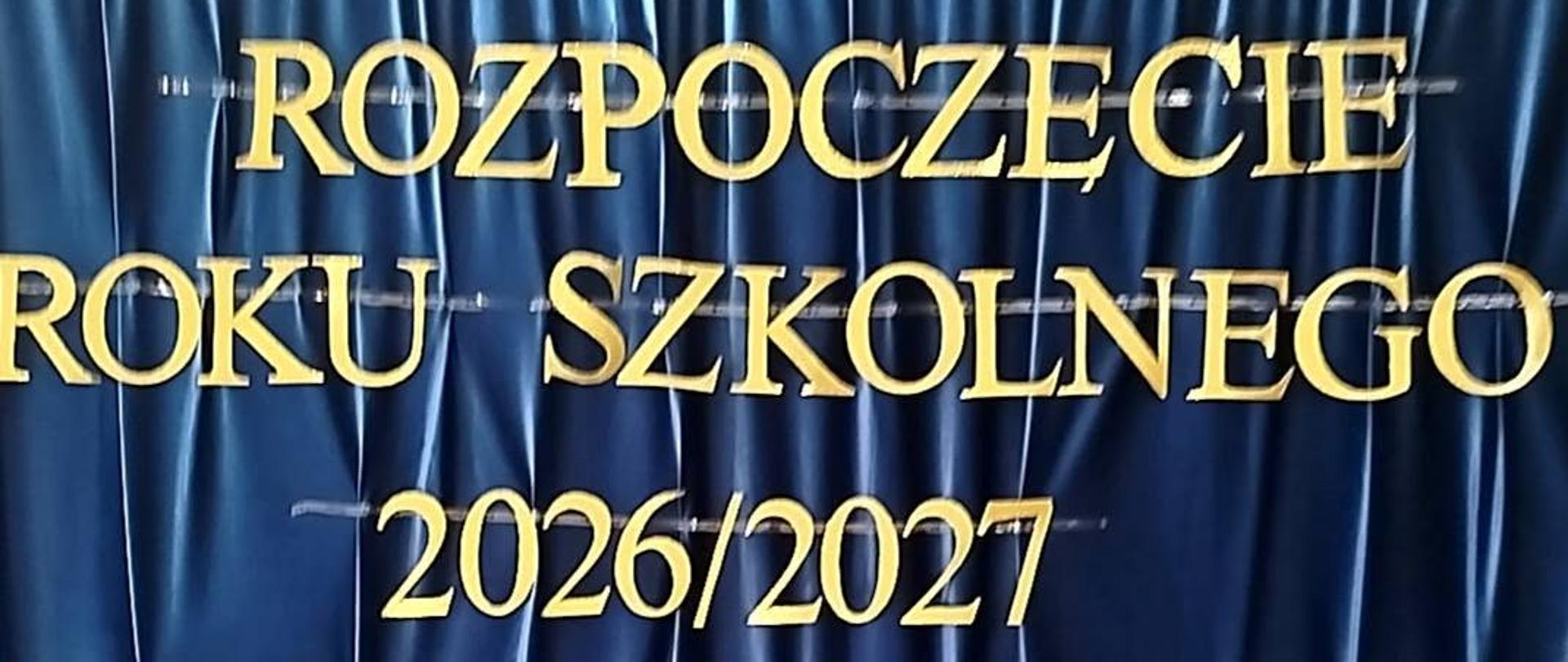 Rozpoczęcie roku