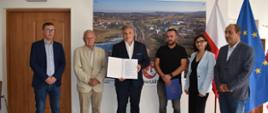 podpisanie umowy boisko mszanka