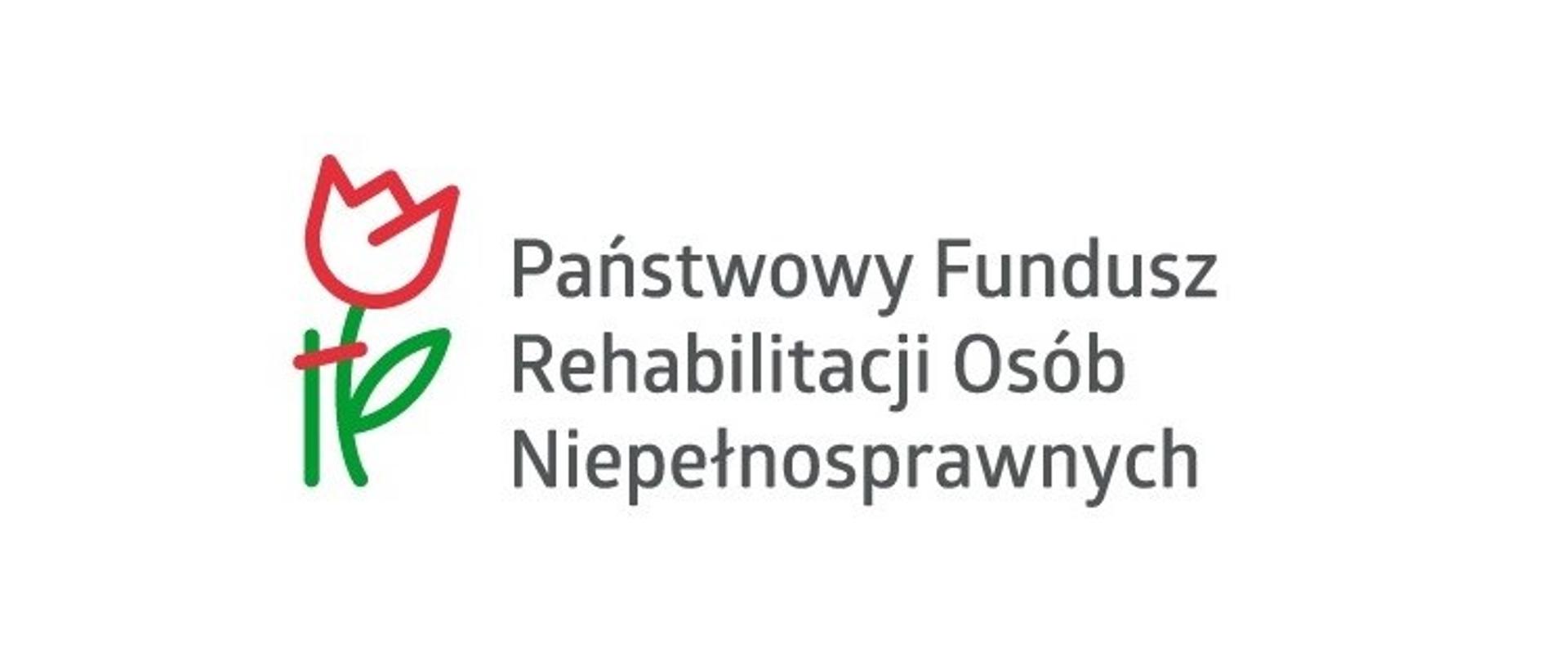 Logo PFRON. Państwowy Fundusz Rehabilitacji Osób Niepełnosprawnych