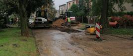 Realizacja budowy kanalizacji na południu Nakła Śląskiego - październik 2021