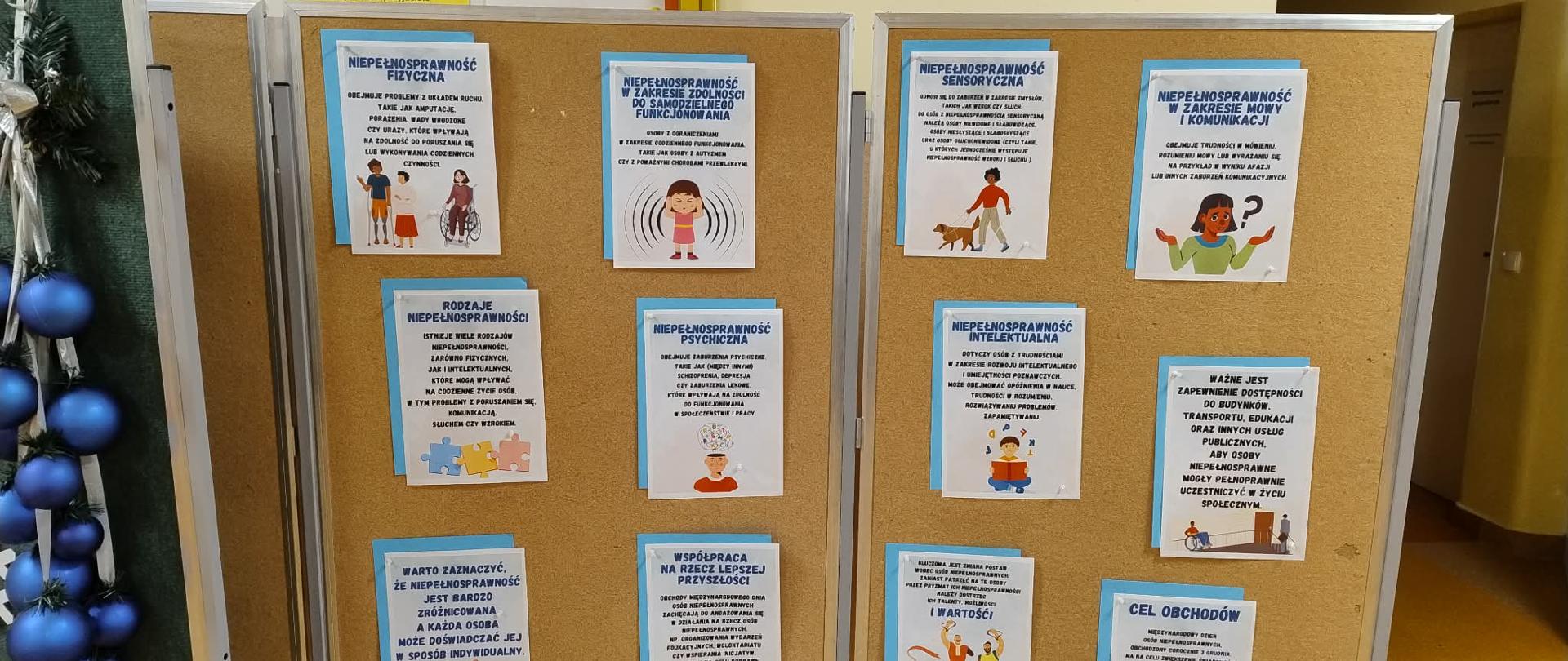 Dekoracja na korytarzu